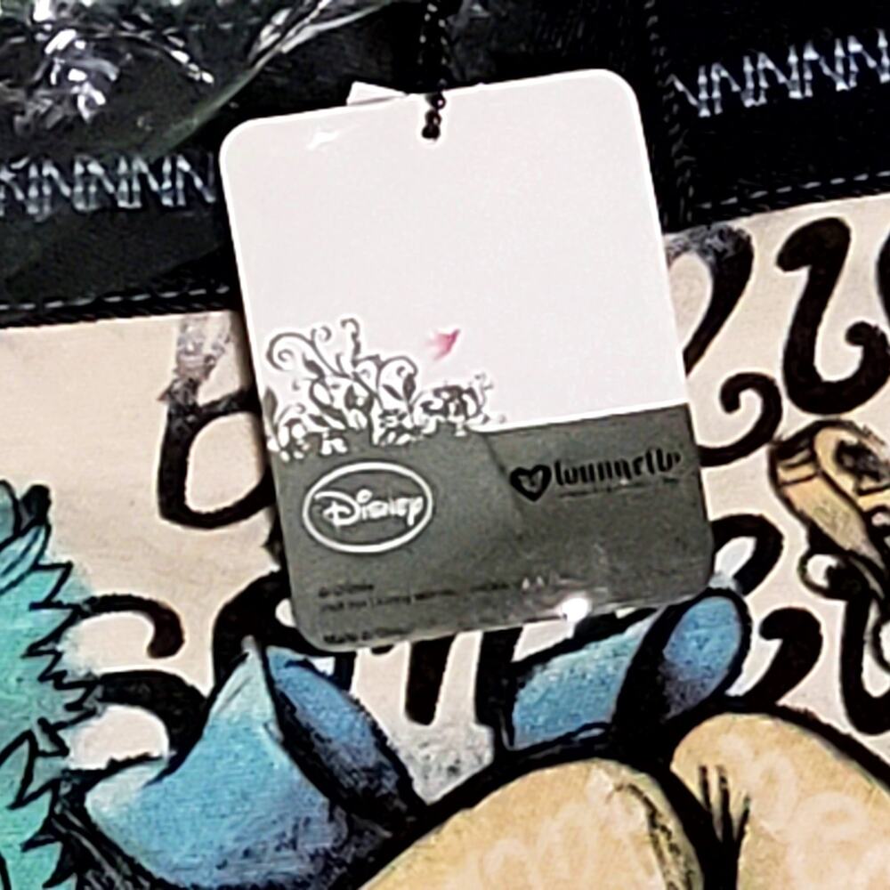 Loungefly Alice in Wonderland Canvas Tote & Wallet – OG Heart Logo 2010 NWT/NWOT - Picture 6 of 16